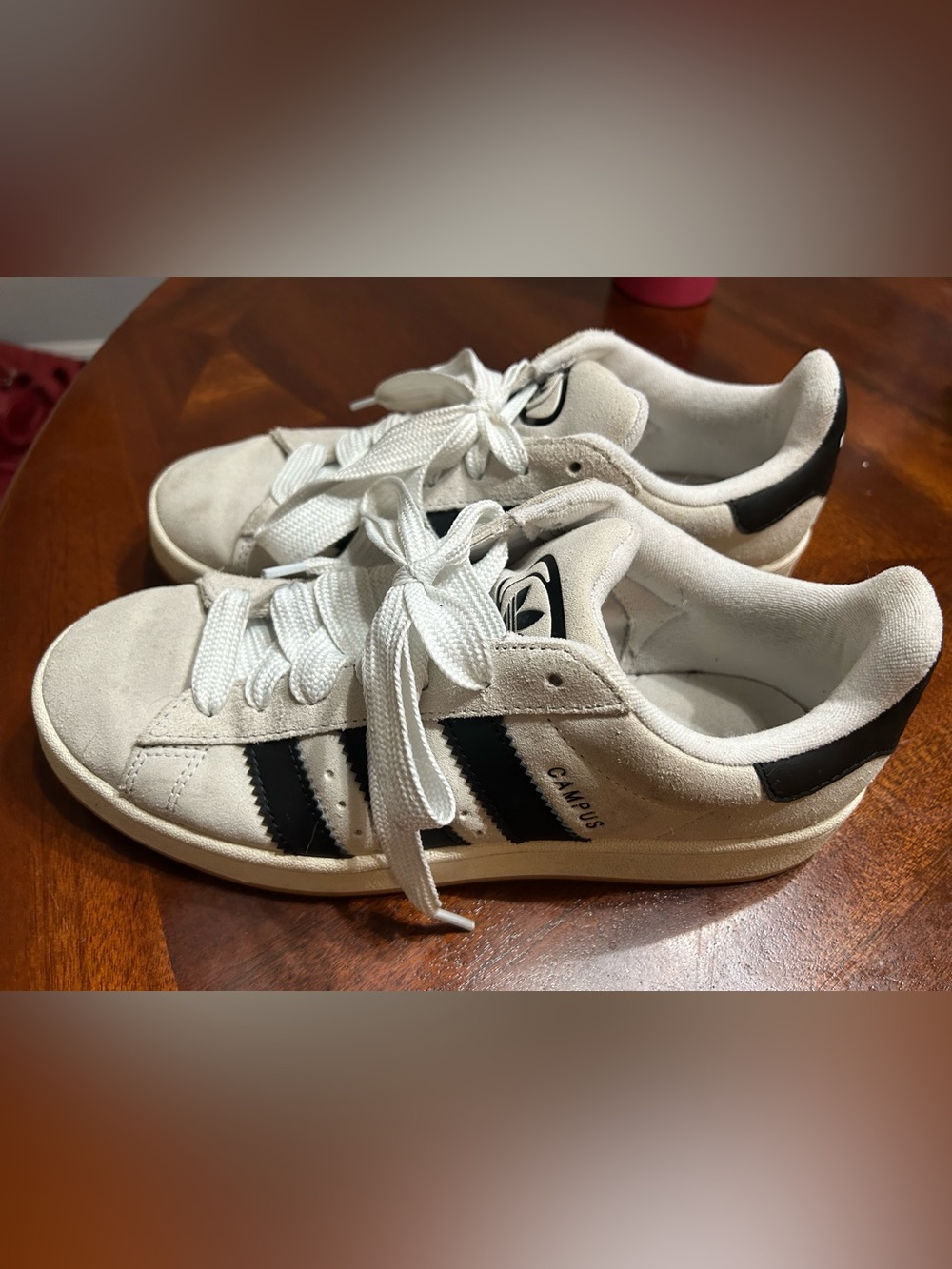 Adidas Gray Campus Low-Top Sneakers